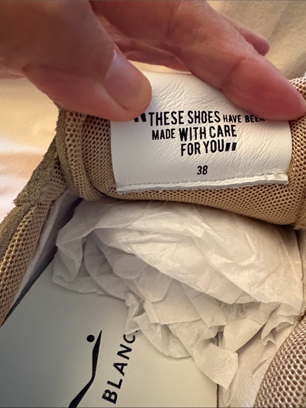 NWT VOILE BLANCHE JULIA Suede Sneaker in Beige - Platino - Picture 13 of 16